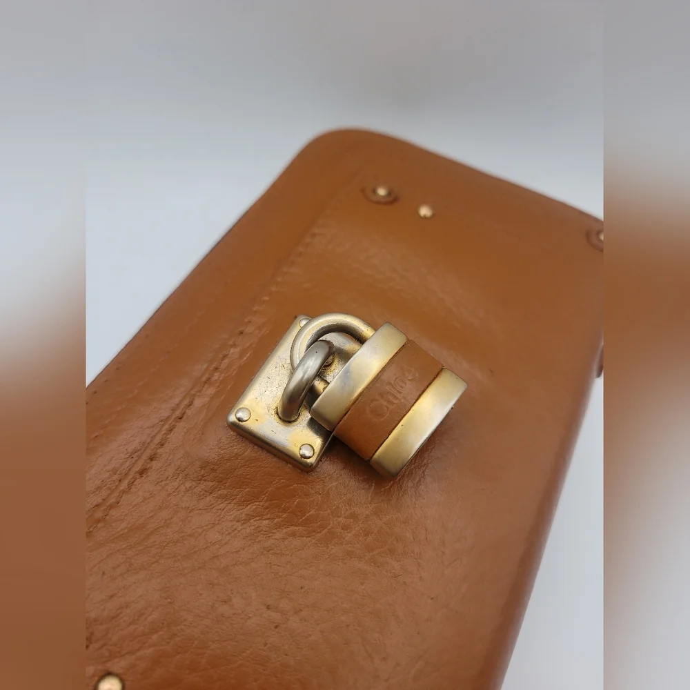 Chloe Paddington Lock Leather Wallet